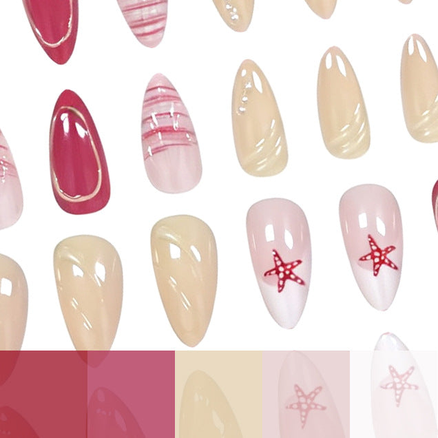 Artistic Starfish Nail Art Enhancements Kalsten