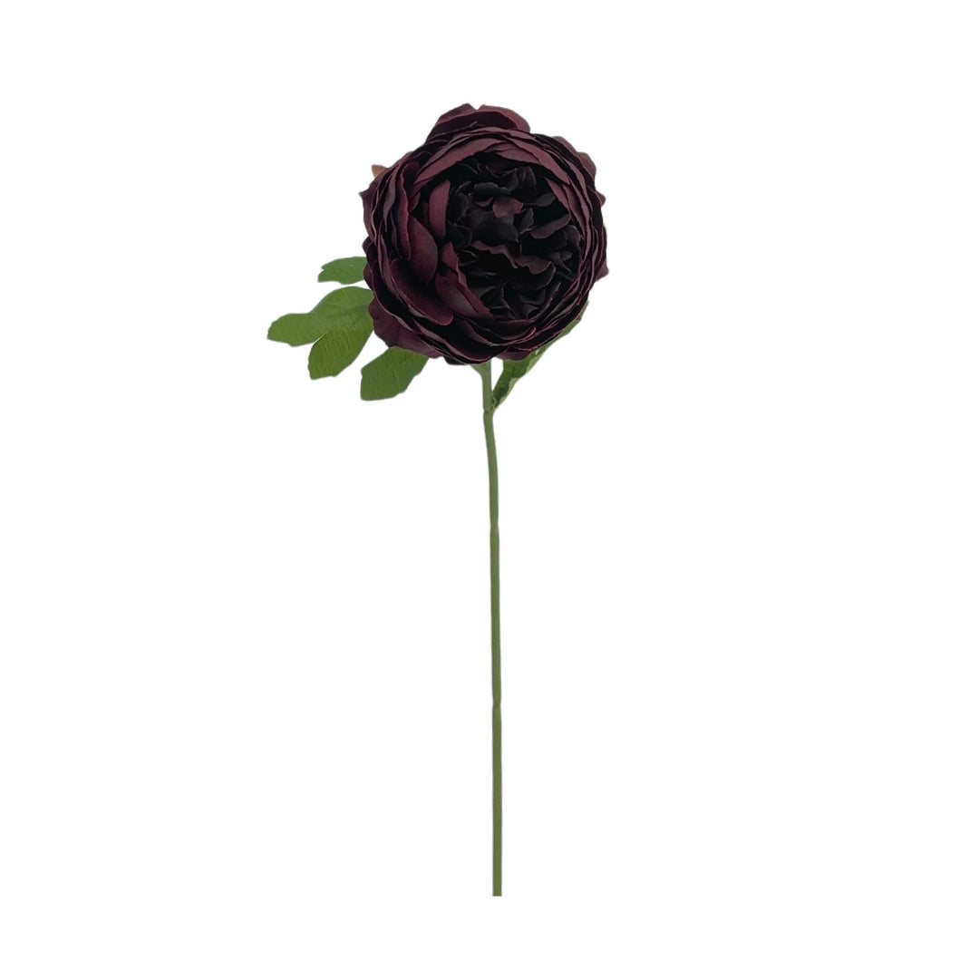 Lifelike Faux Peony Floral Stem Arrangement