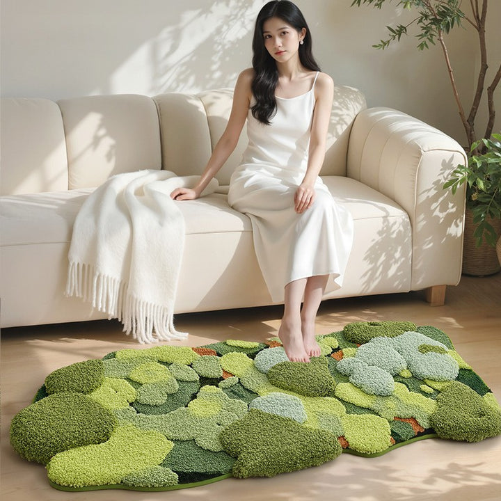 Botanical Leaf Bath Mat Kalsten