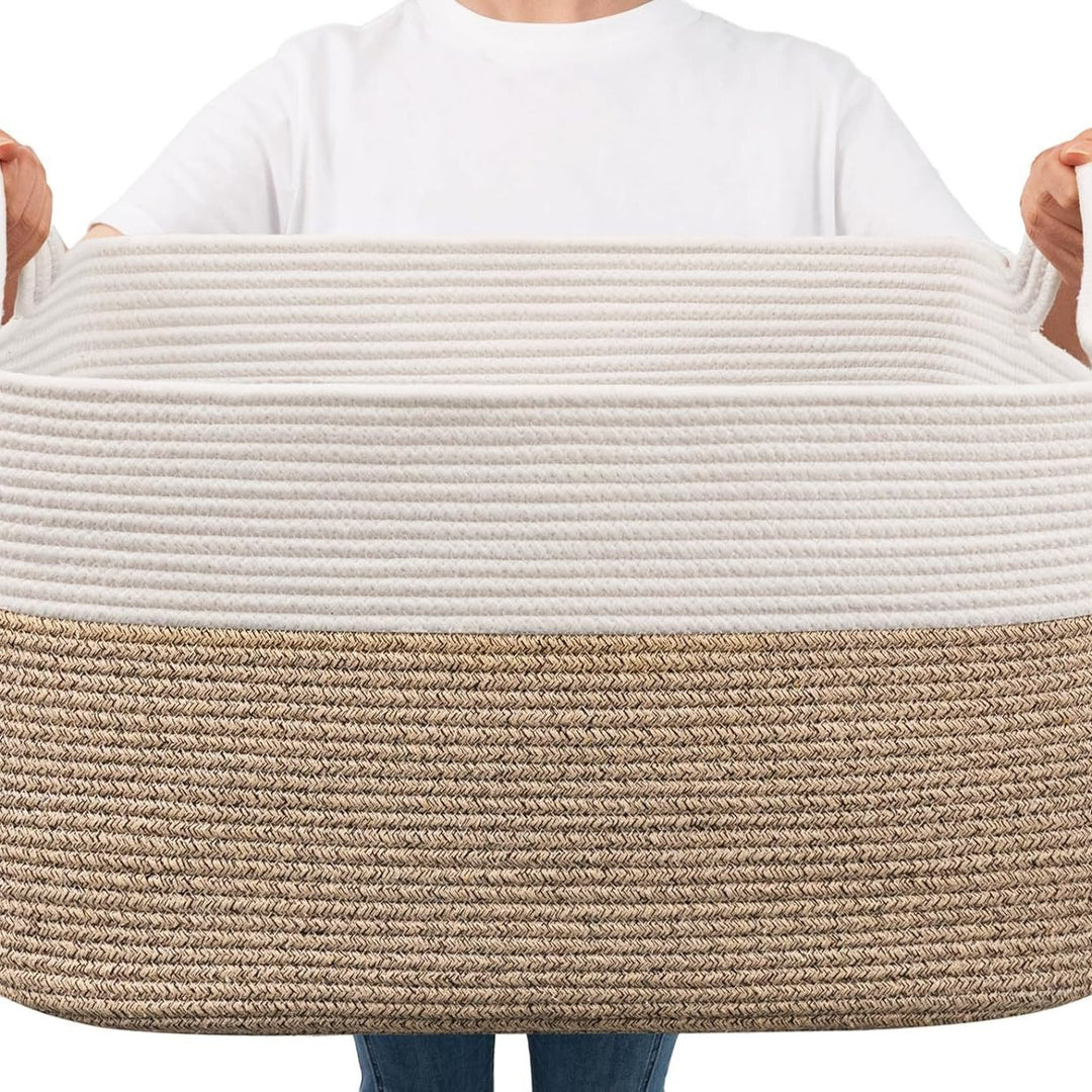 Women Versatile Storage Basket with Sturdy Handles Kalsten