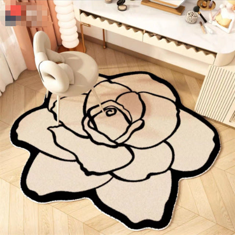 Floral Shaped Area Rug