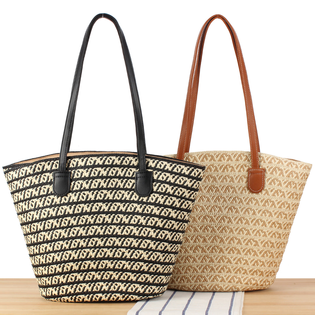 Beach bag with refined leather accents Kalsten