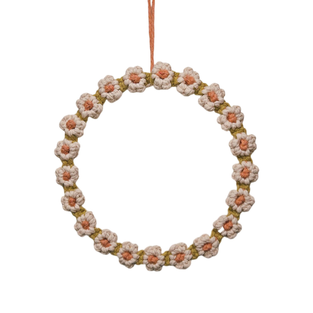 Floral Macrame Hoop Wreath Kalsten