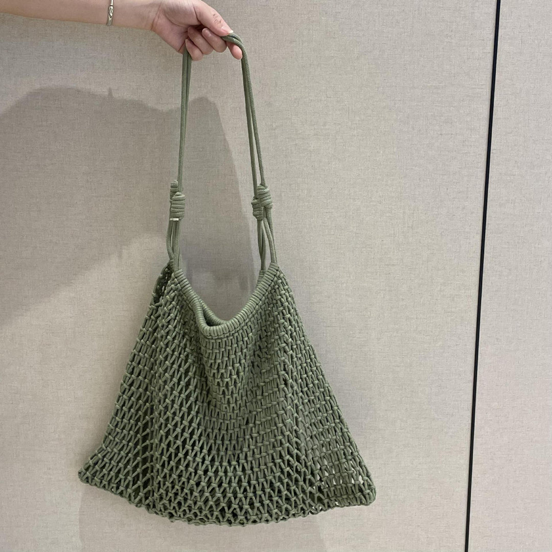 Net tote bag in boho style Kalsten