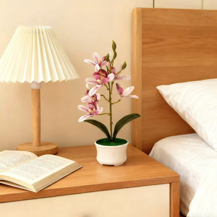 Realistic Orchid Decorative Plant