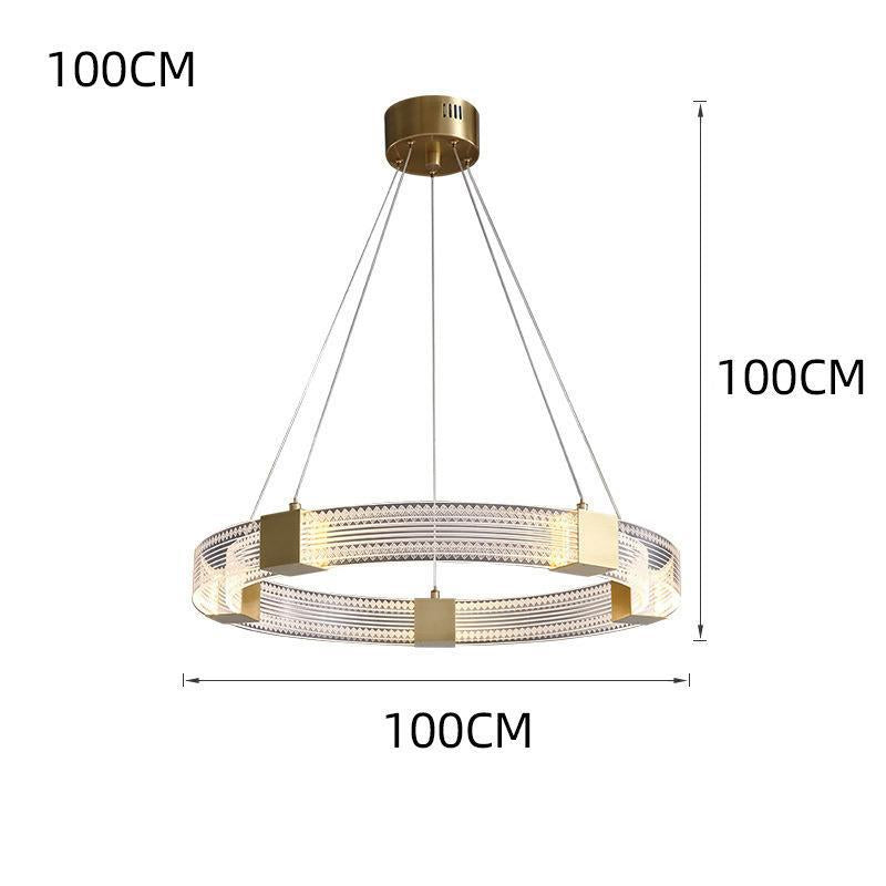 Modern Elegant Circular Pendant Light