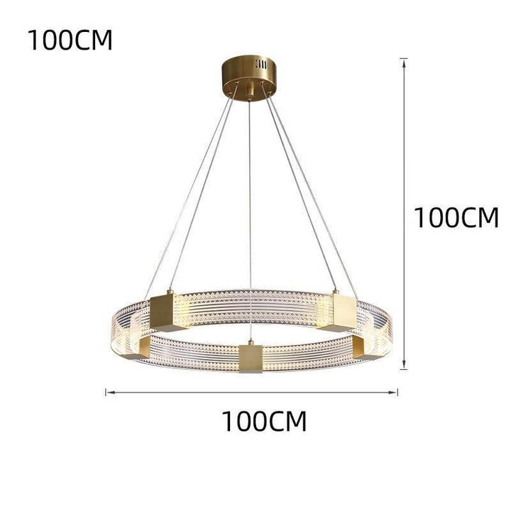 Modern Elegant Circular Pendant Light