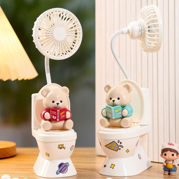 Women's Table Fan with Creative Bear Design Kalsten