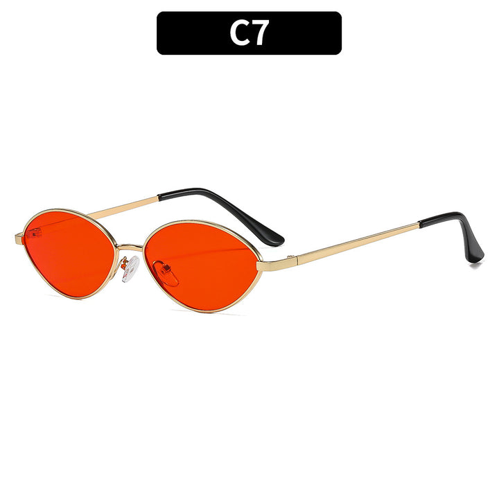 Vintage-Inspired Oval Sunglasses