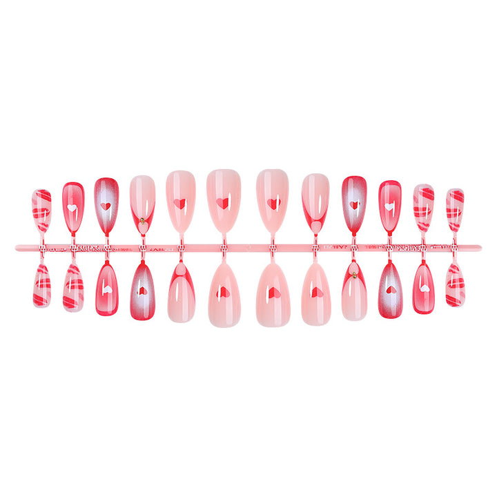 Artistic Heart Design Press-On Nails kalsten