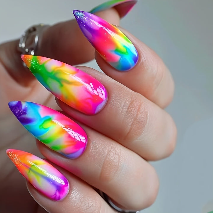 Gradient Color Artificial Nail Set Kalsten
