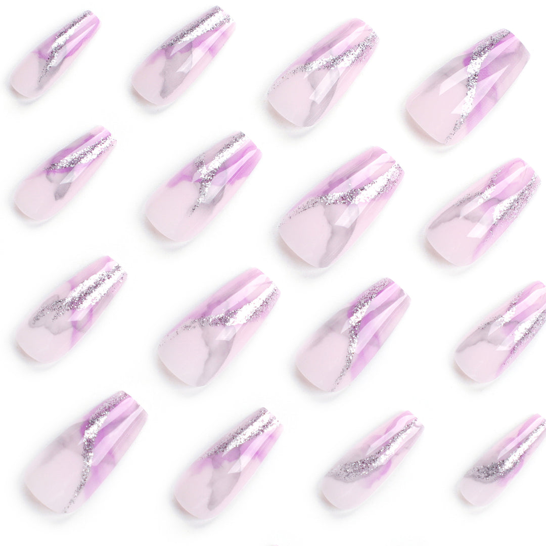 Artful Nail Art with Glitter Details Kalsten