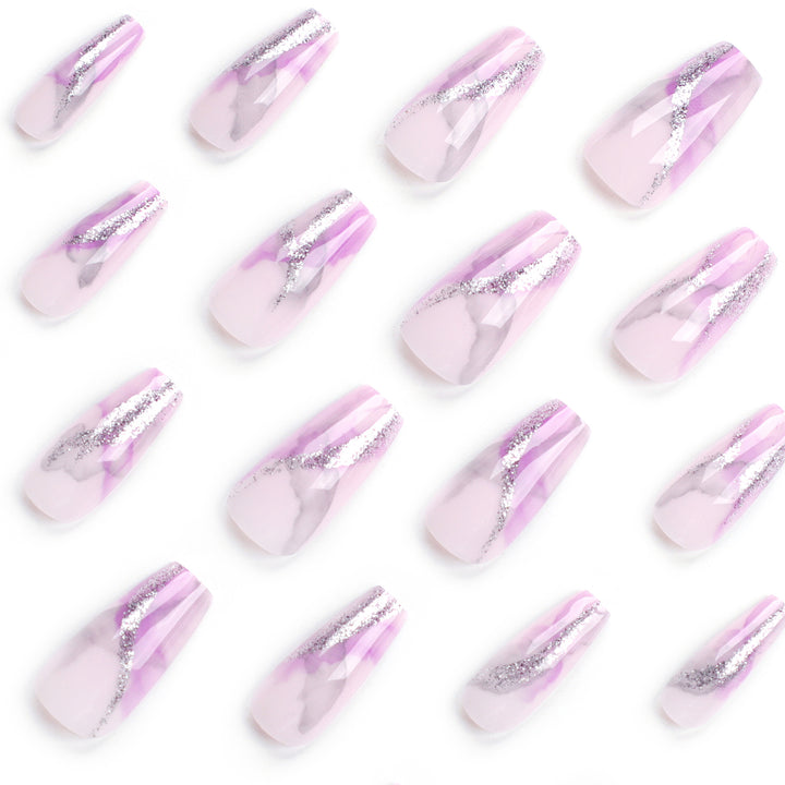 Artful Nail Art with Glitter Details Kalsten
