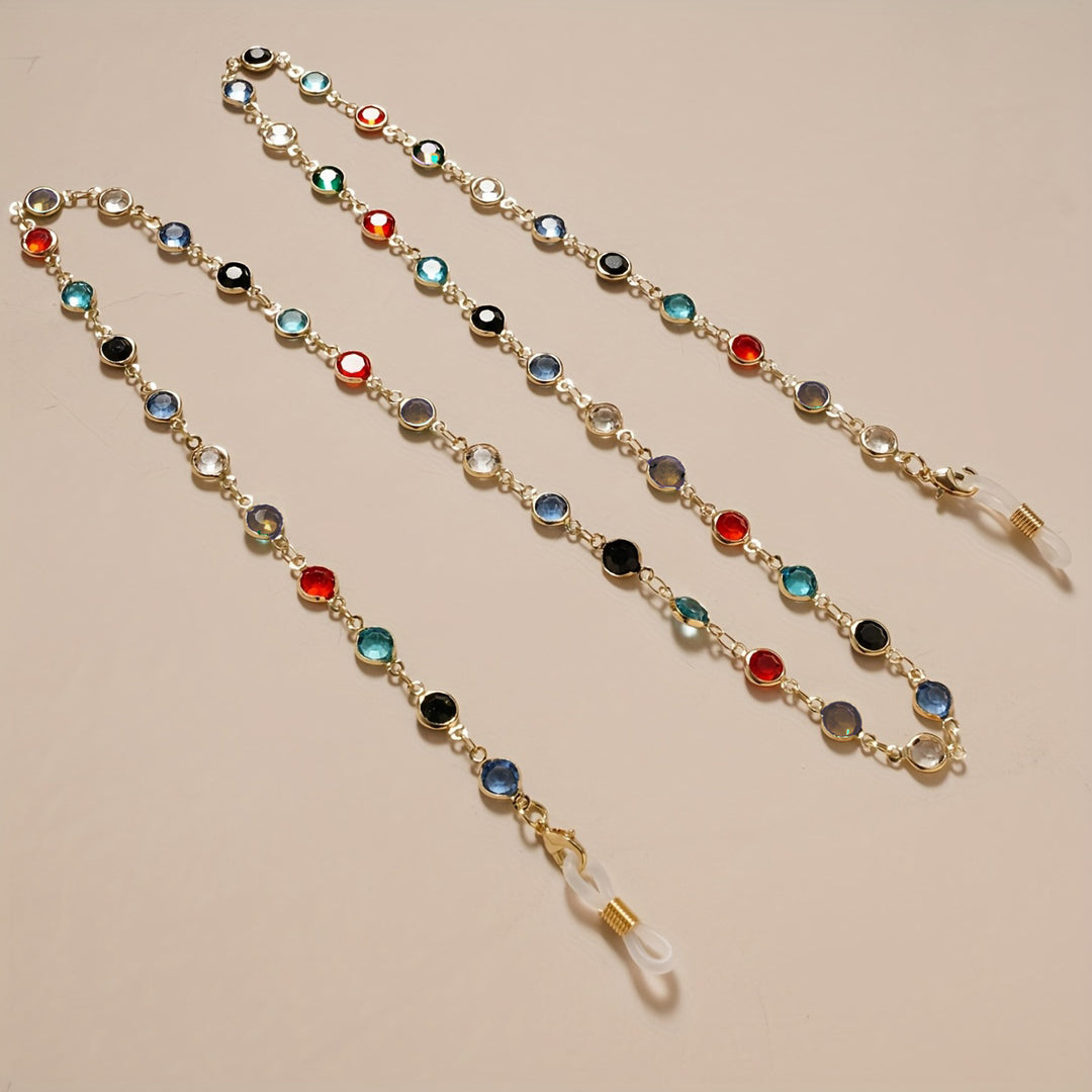 Elegant Beaded Eyewear Chain Kalsten