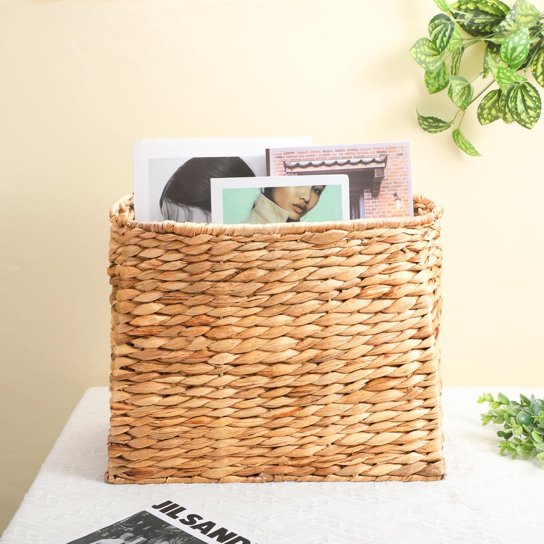 Decorative Woven Magazine Organizer Kalsten