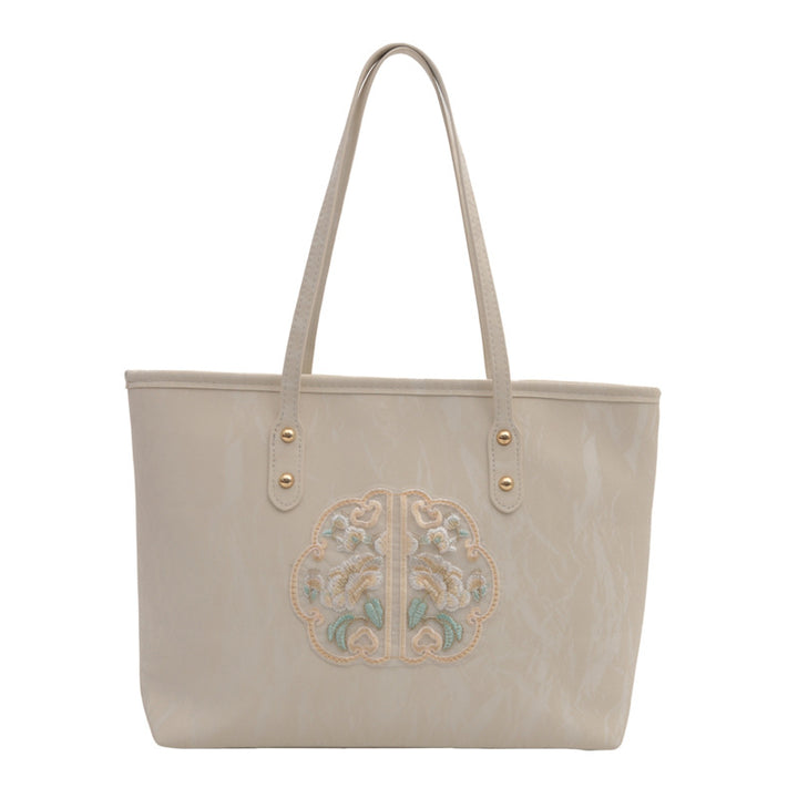 Elegant Embroidered Tote Bag