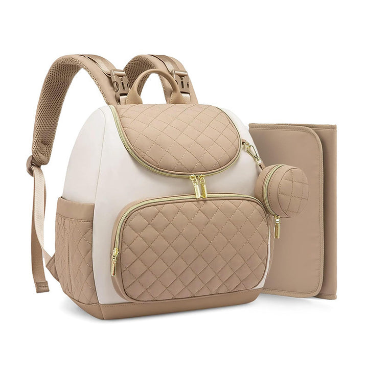 Elegant Quilted Backpack with Practical Compartments Kalsten