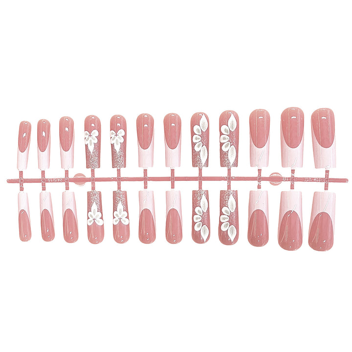 Elegant Floral Design Press-On Nails Kalsten