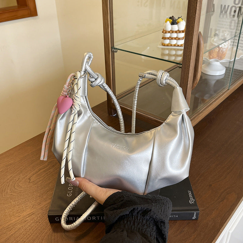 Stylish Leather Hobo Handbag Kalsten