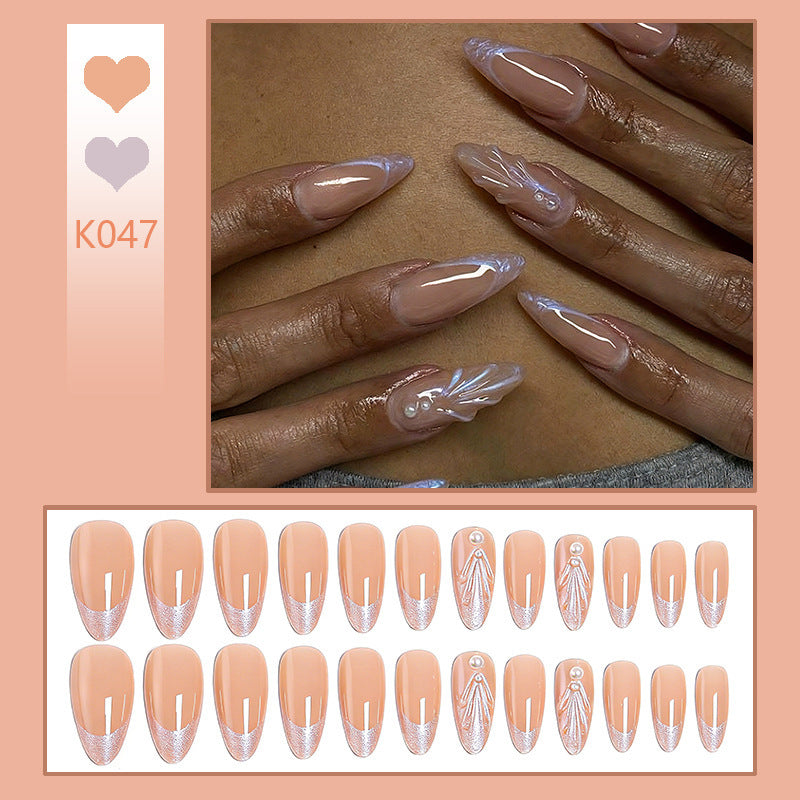 Artificial nail set with elegant 3D design Kalsten