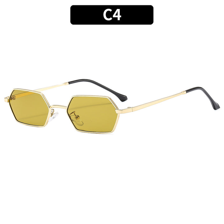 Chic Hexagonal Frame Sunglasses