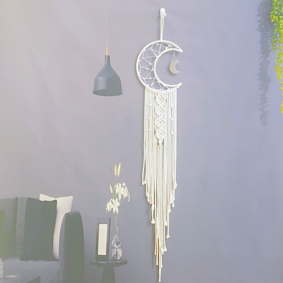 Macrame Moon Wall Hanging Kalsten