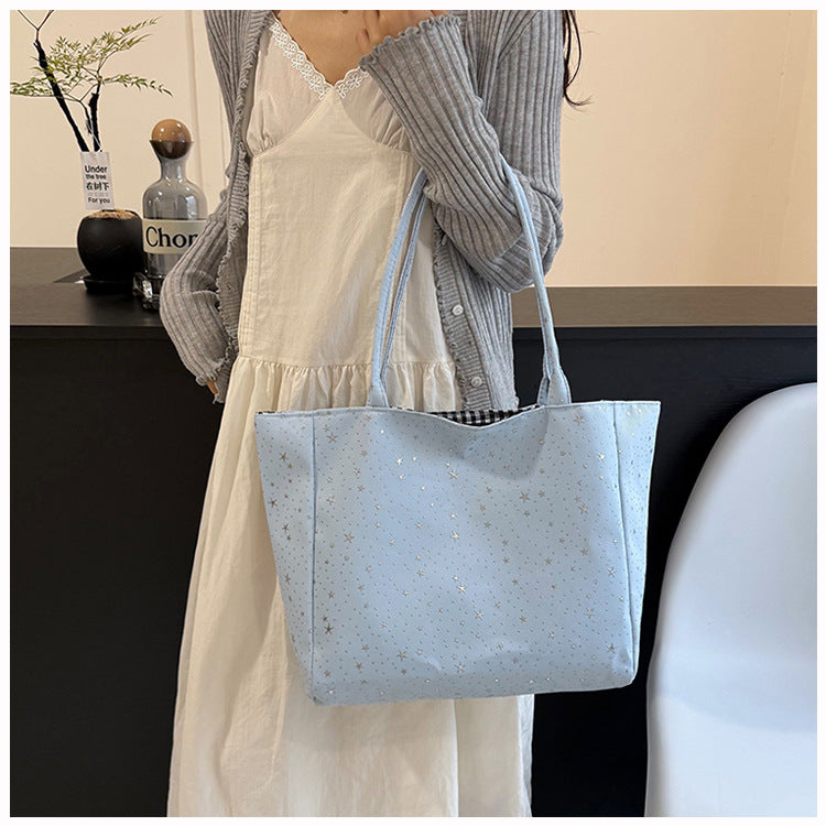 Stylish Star-Patterned Tote Bag Kalsten