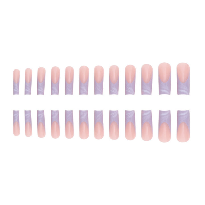 Long Acrylic Press-On Nail Set with Ombre Effect Kalsten