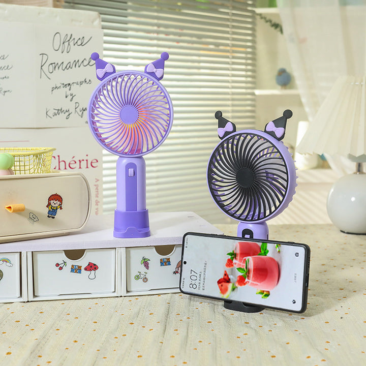 Ladies Portable Hand Fan with USB Connection and LED Lighting Kalsten
