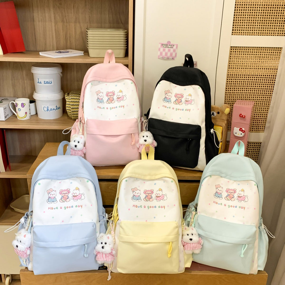 Backpack with Playful Animal Motif and Charming Details Kalsten