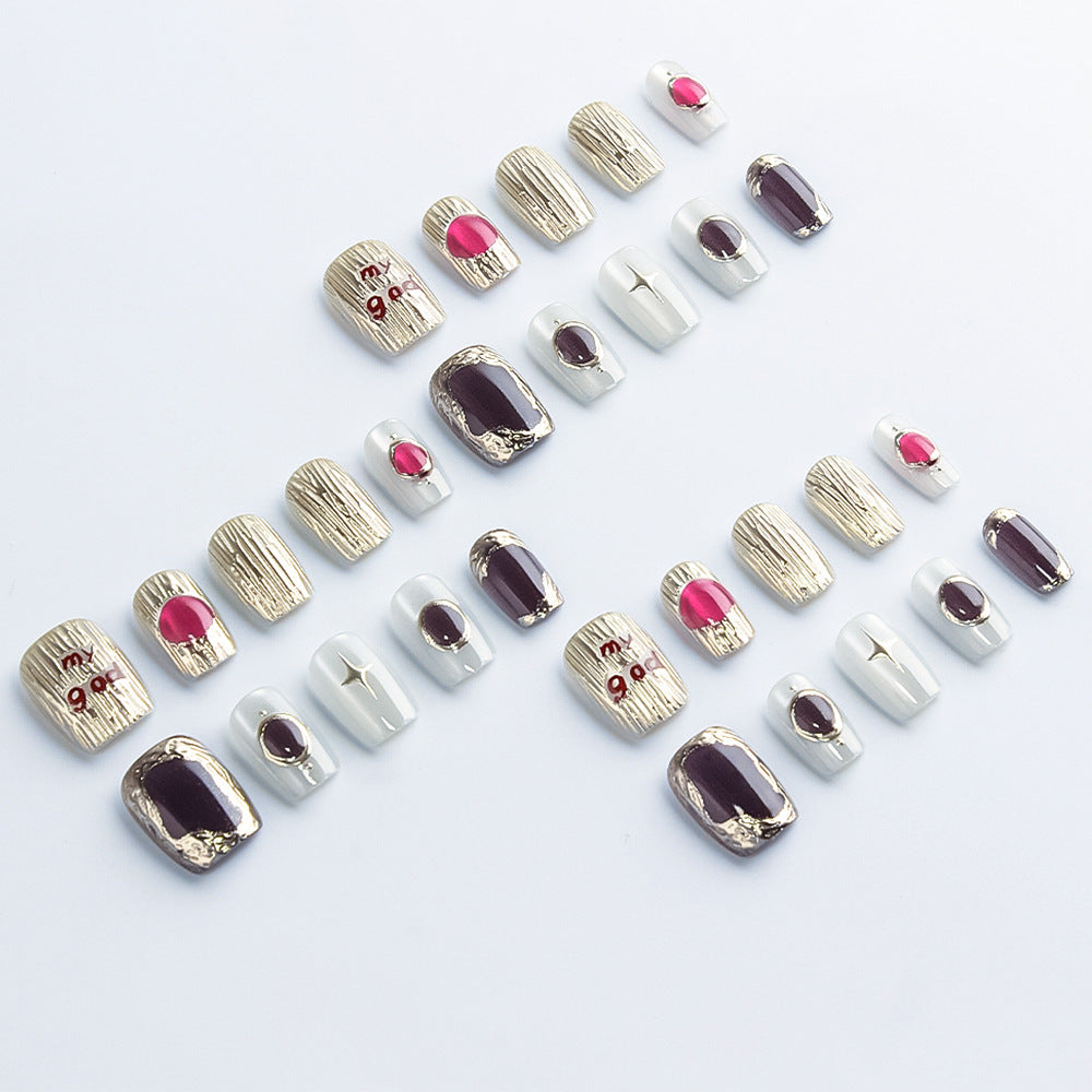 Decorative Luxury Press-On Nail Art Kalsten
