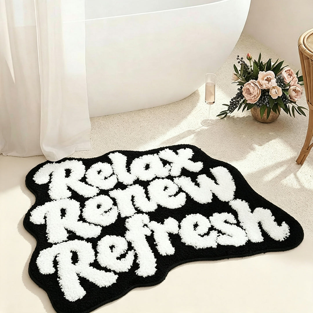 Soft Textured Bathroom Rug