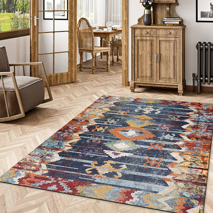 Ornate Vintage-Inspired Area Rug