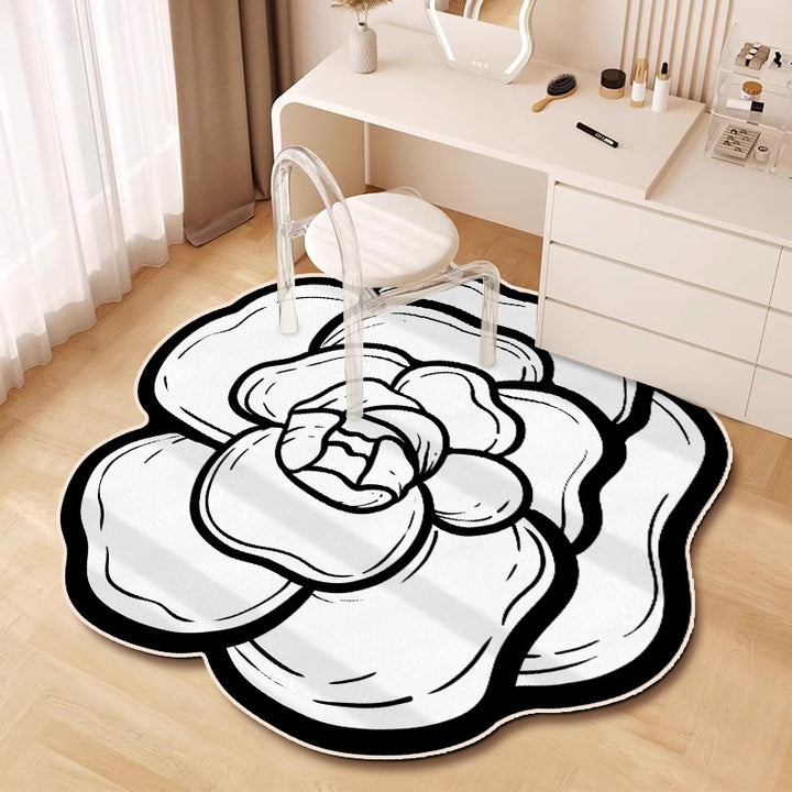 Floral-Shaped Area Rug