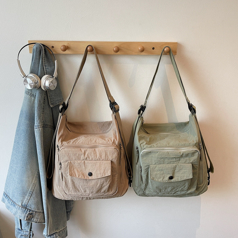Versatile Multi-Pocket Shoulder Bag Kalsten