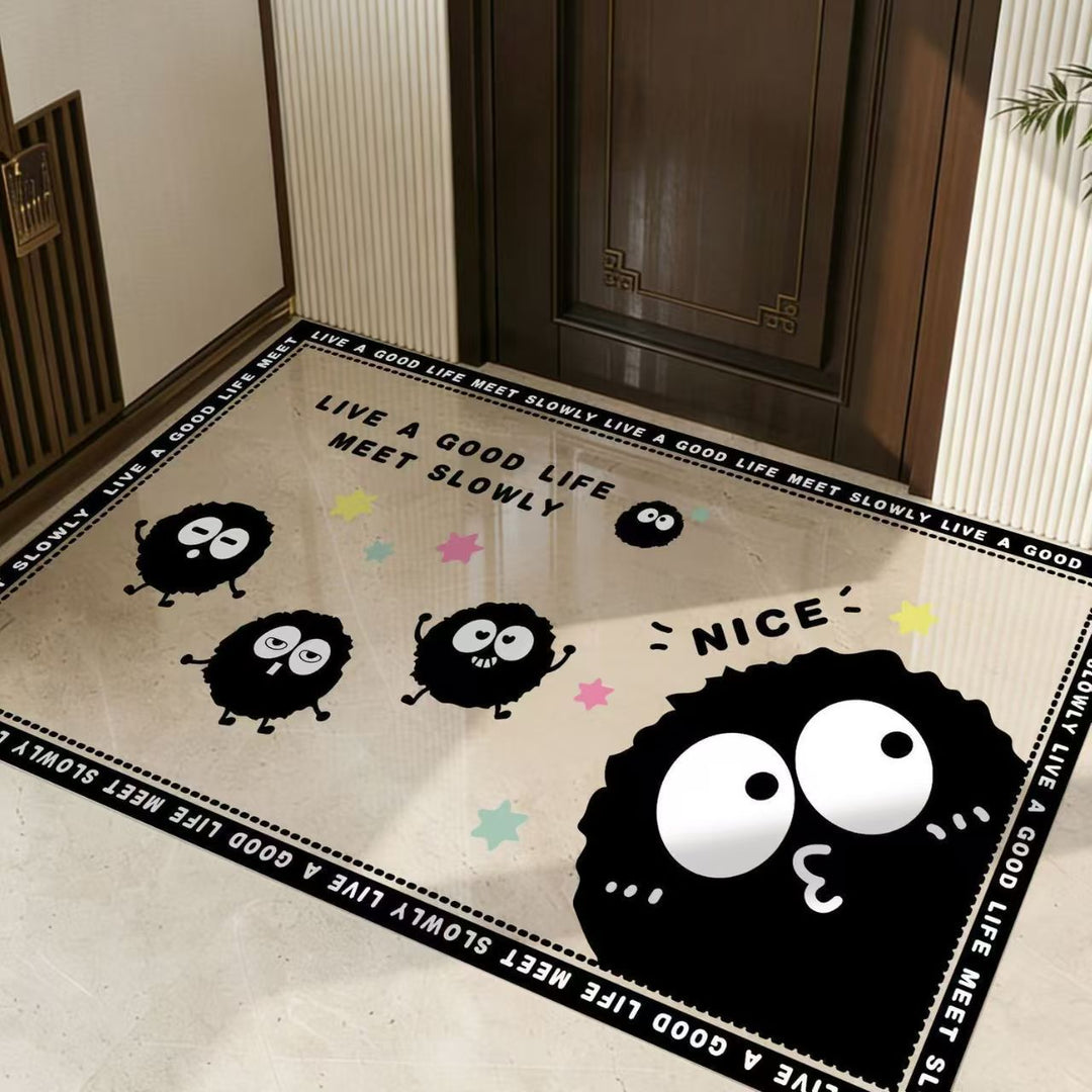 Playful Dinosaur-Themed Area Mat