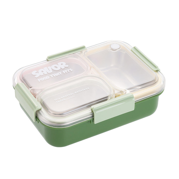 Dual-Compartment Food Storage Container