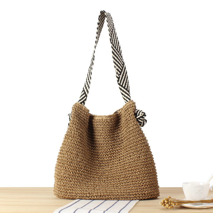 Boho-Style Shopper Bag Made of Natural Weave Kalsten