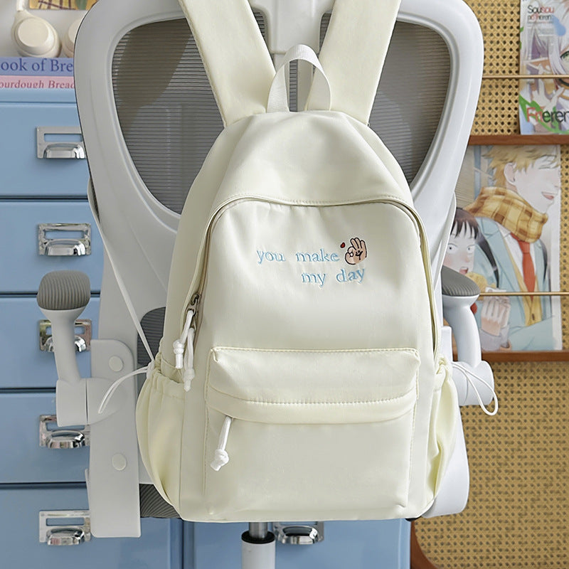 Casual Embroidered Mini Backpack Kalsten