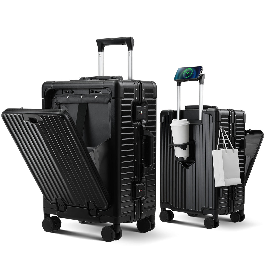 Unisex Smart Hard Shell Travel Suitcase Kalsten
