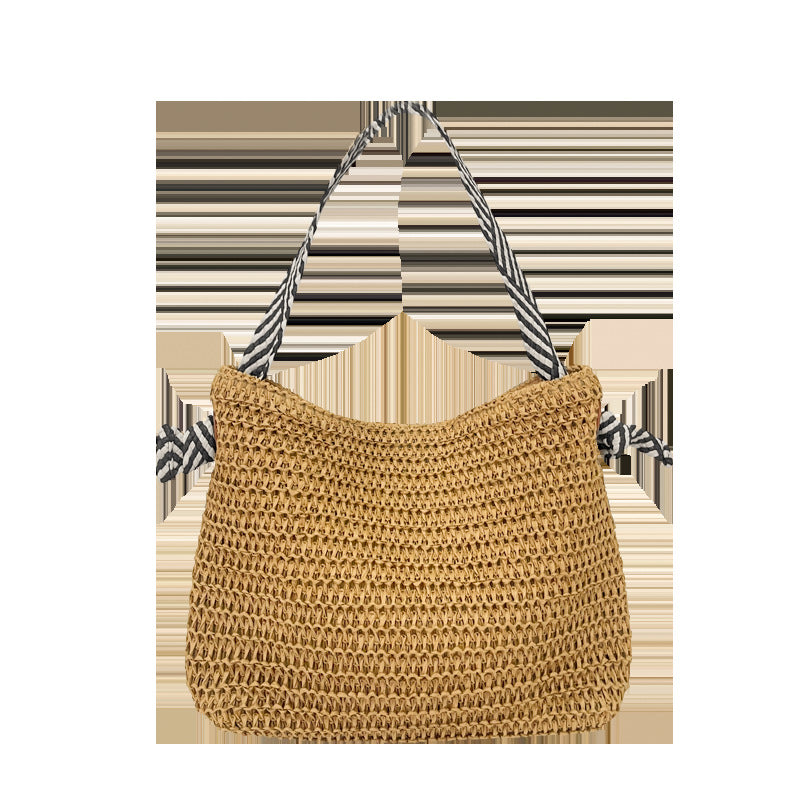 Hand-ven Straw Hobo Bag Kalsten