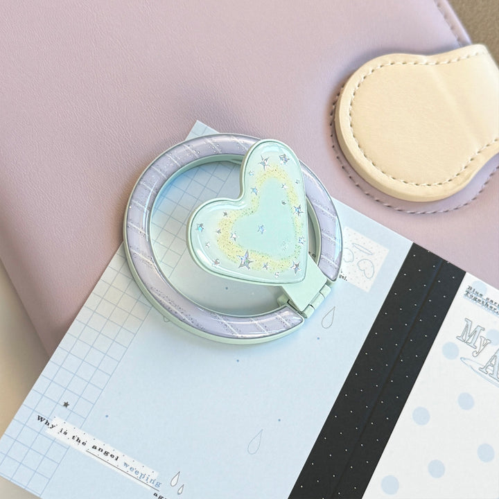 Hand mirror in playful heart design Kalsten