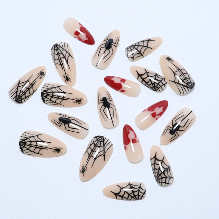 Halloween-Themed Artistic Press-On Nail Set Kalsten