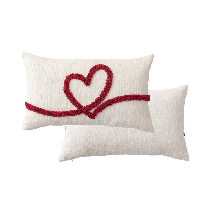 heart-shaped teddy shoulder bag with long straps