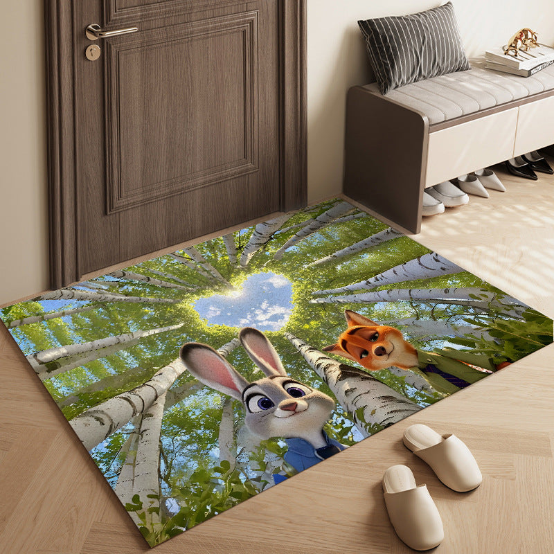 Cartoon-Themed Area Rug