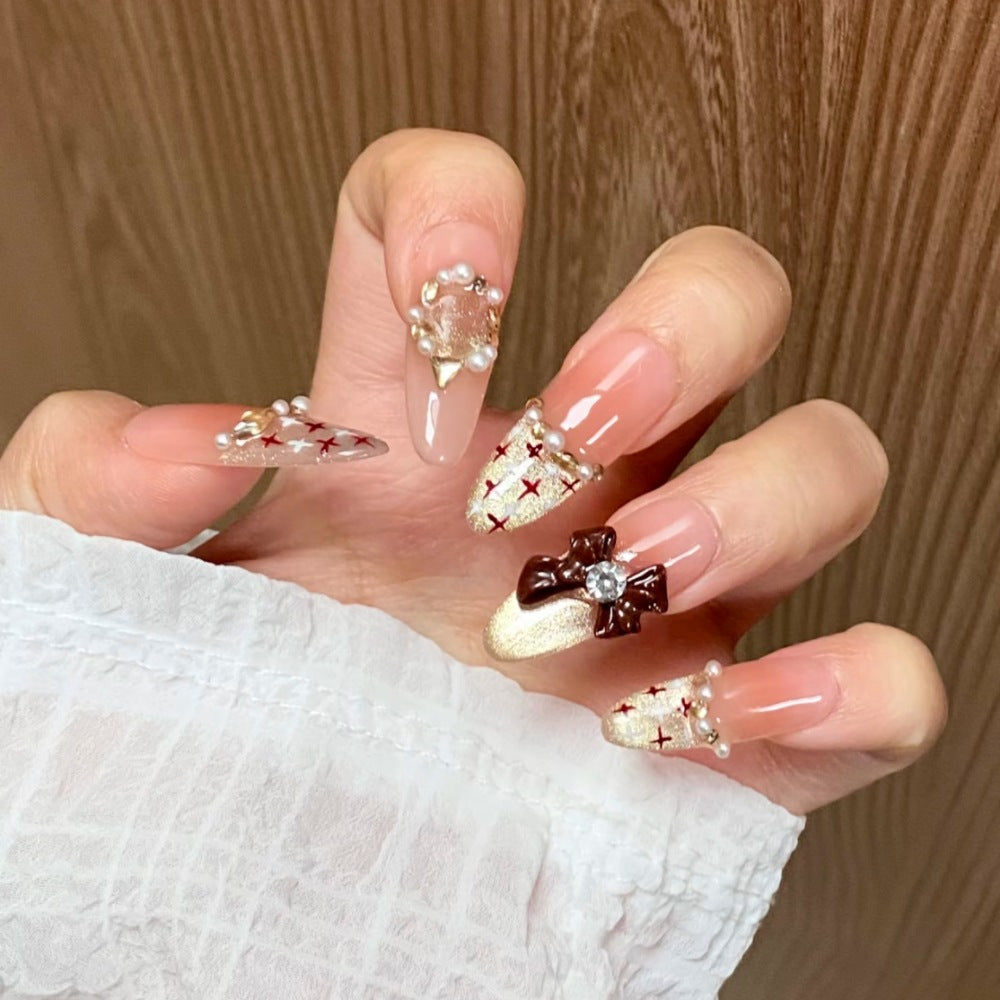 Artistic Decorative Press-On Nails