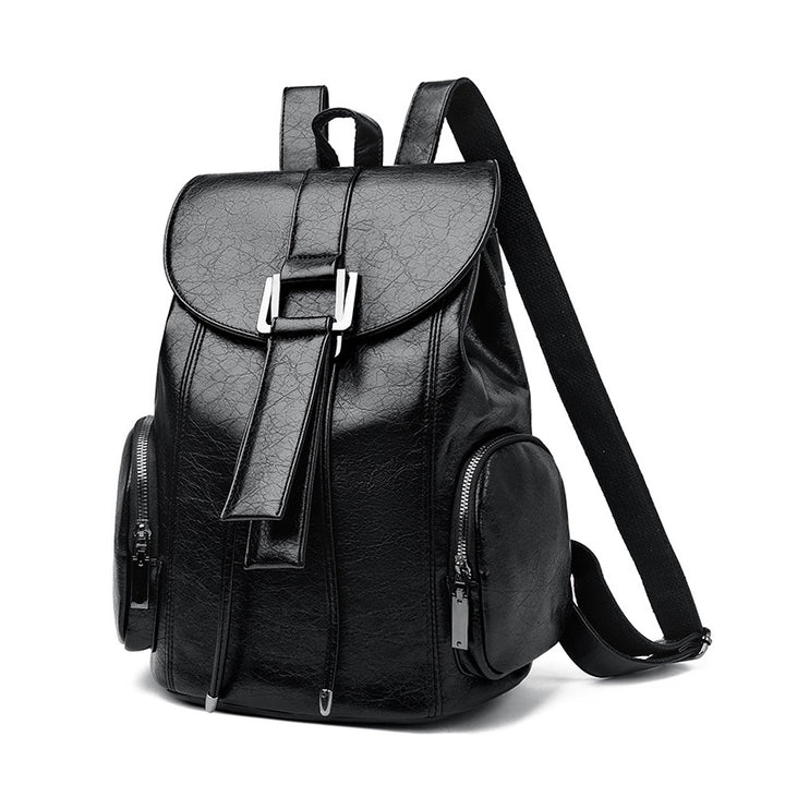 Retro Chic Vegan Leather Backpack Kalsten