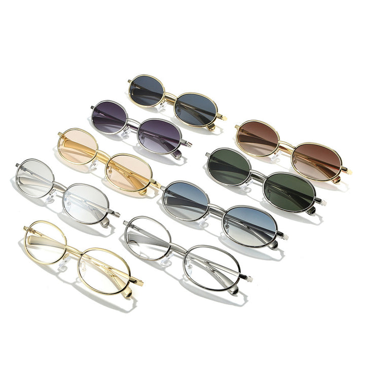 Stylish Retro Oval Sunglasses Kalsten