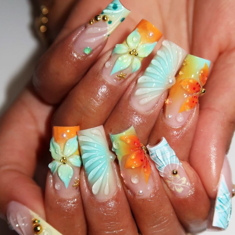 Artisan Decorative Nail Tips Kalsten
