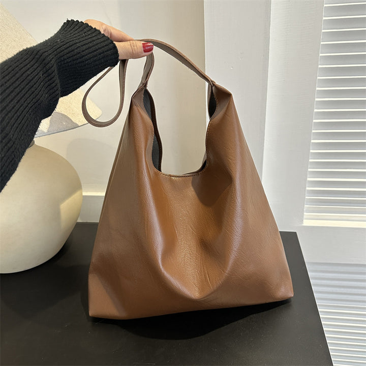 Stylish Leather Hobo Bag